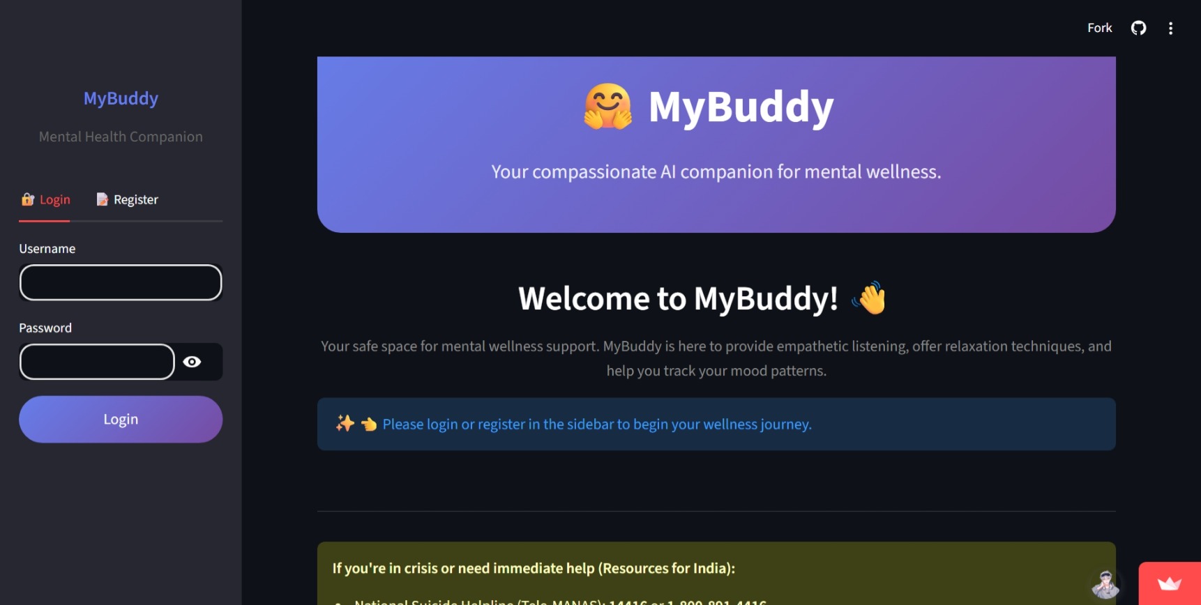MyBuddy - AI Mental Health Companion