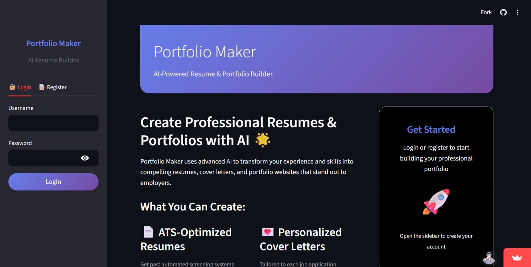 Portfolio Maker AI